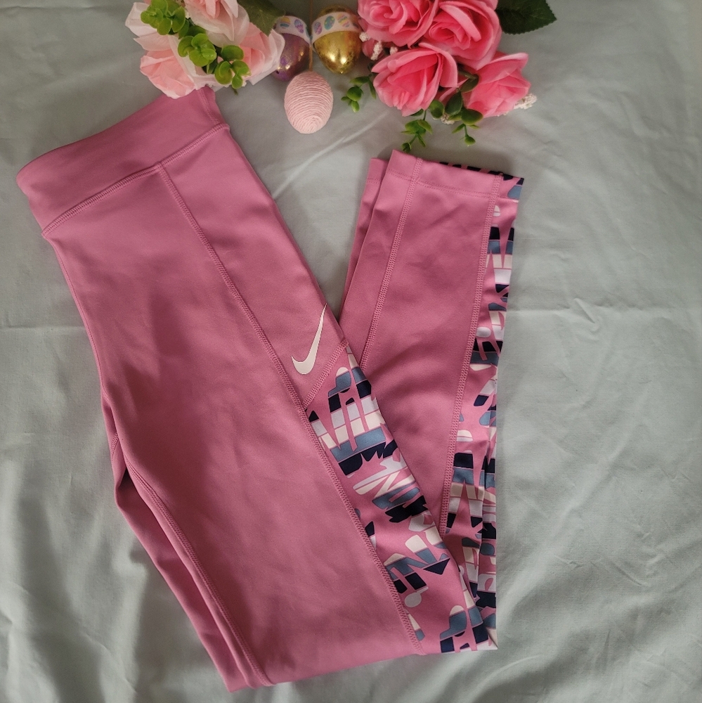 Nike Kids Pink Leggings